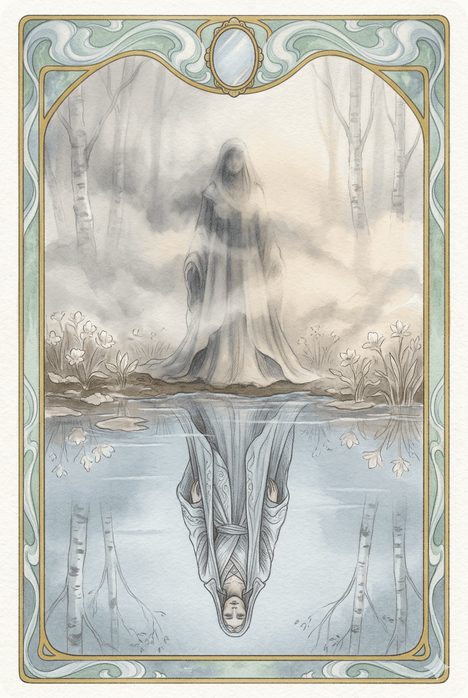靈魂原型塔羅牌：霧中倒影 (DPMT) — 你映照一切，卻從不讓人看清你自己。