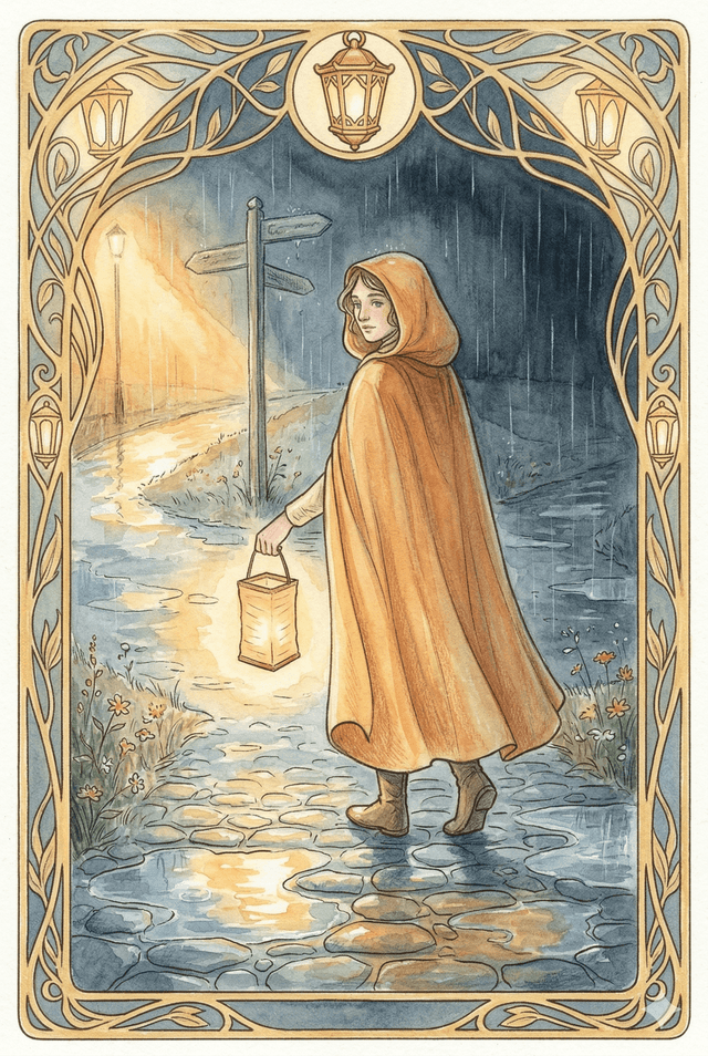 風中提燈 塔羅牌